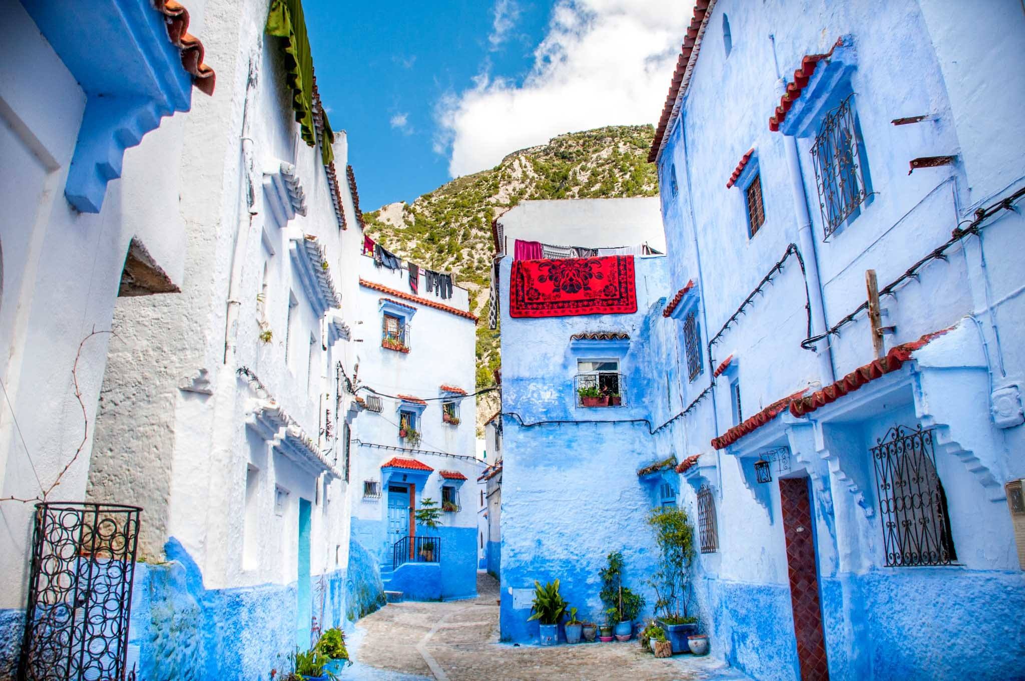 In the Blue Pearl, Chefchaouen, blue is everywhere