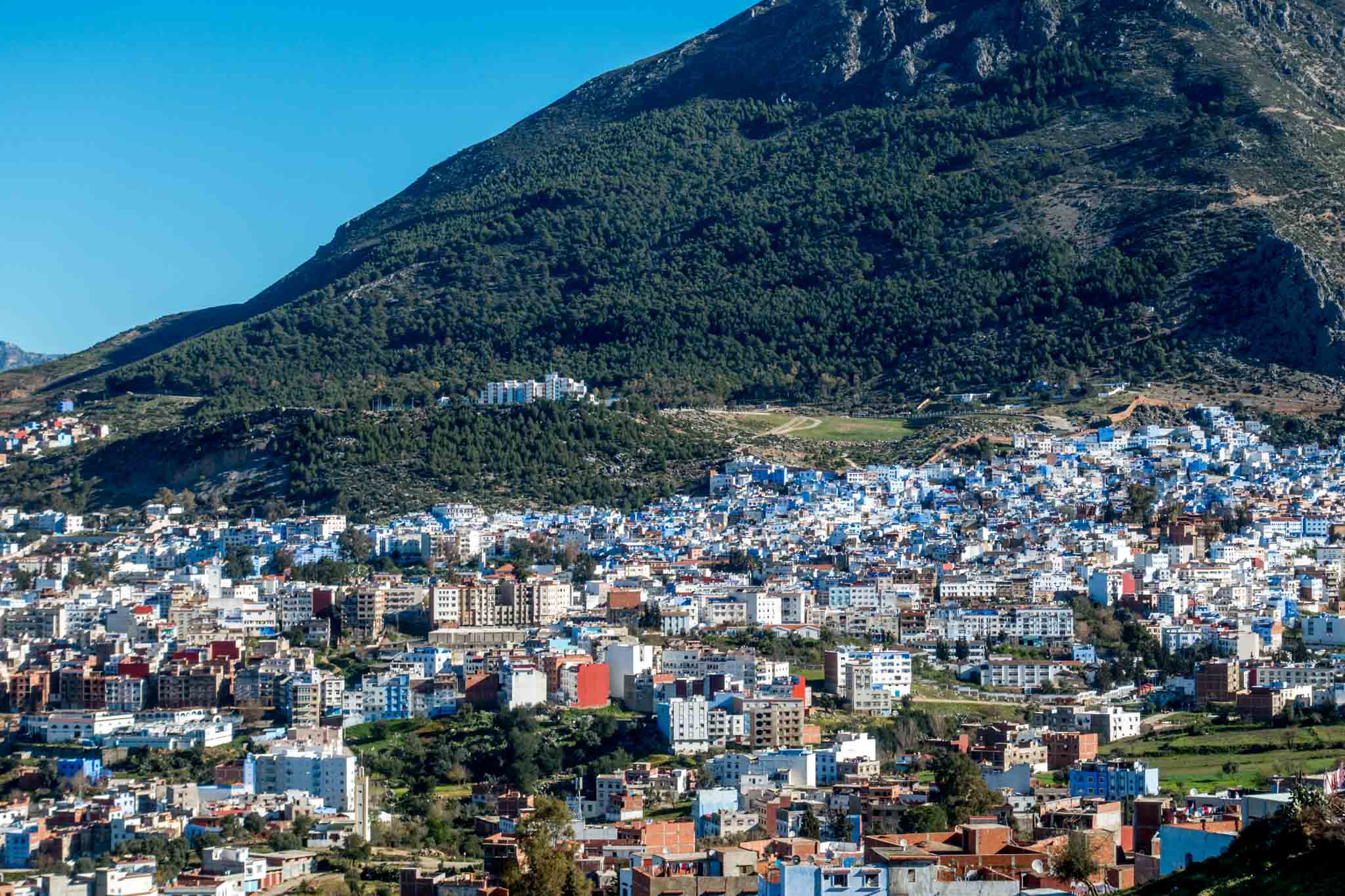 Chefchaouen Morocco is situated in the Rif Mountains in the northern part of the country
