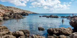 15 Things to Do with 4 Days in Malta (And 1 to Skip) Swimming at Ghar Lapsi in Malta was one of the less touristy things on our 4 days in Malta itinerary