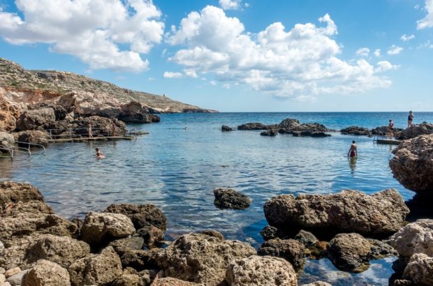 15 Things to Do with 4 Days in Malta (And 1 to Skip) Swimming at Ghar Lapsi in Malta was one of the less touristy things on our 4 days in Malta itinerary