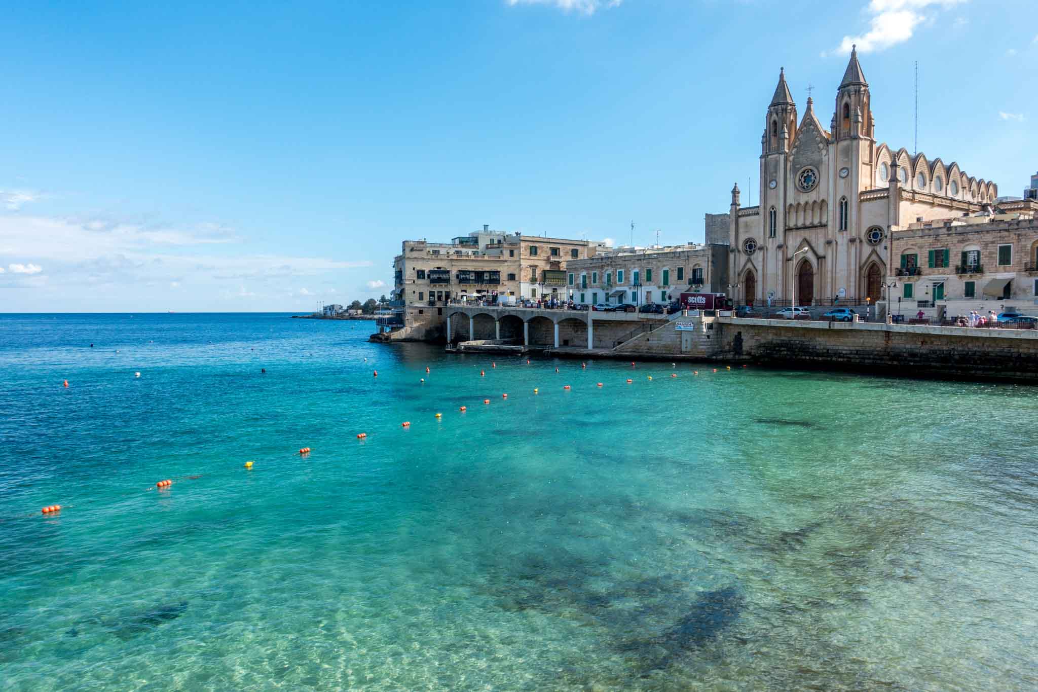 St. Julian's is the place for nightlife in Malta