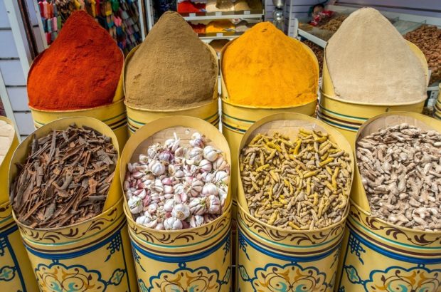 Eating Like a Local on a Marrakech Food Tour The spice souk of the medina on a Marrakesh Food Tour