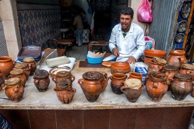 The tangia restaurant is one of the most unique places to eat in Marrakech