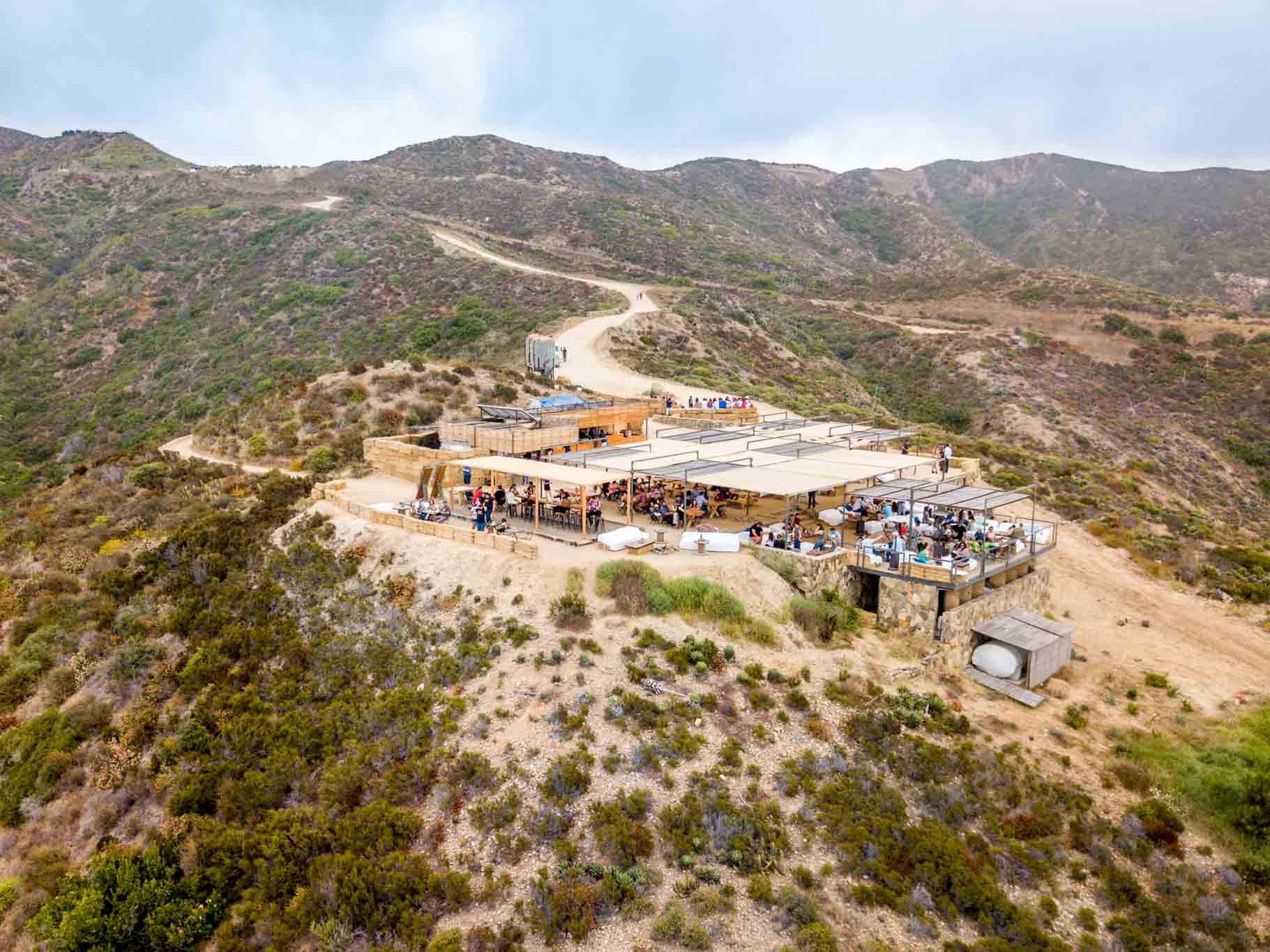 Bar Bura above the Pacific Coast Highway in Ensenada, Mexico