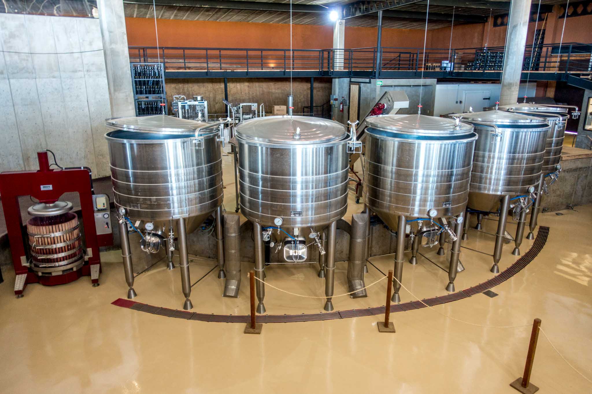 Wine production facility in Mexico