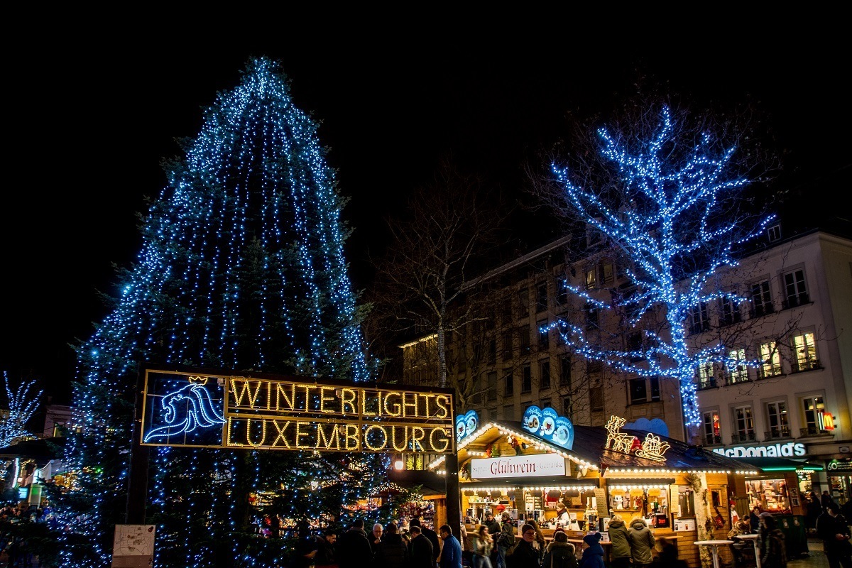Visiting the Christmas markets is a highlight of Luxembourg travel in winter