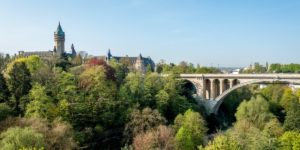 16 Fun Ways to Spend a Weekend in Luxembourg City Gazing out across the valley from Constitution Square. Taking in the views is one of the fun things to do in Luxembourg City, Luxembourg.