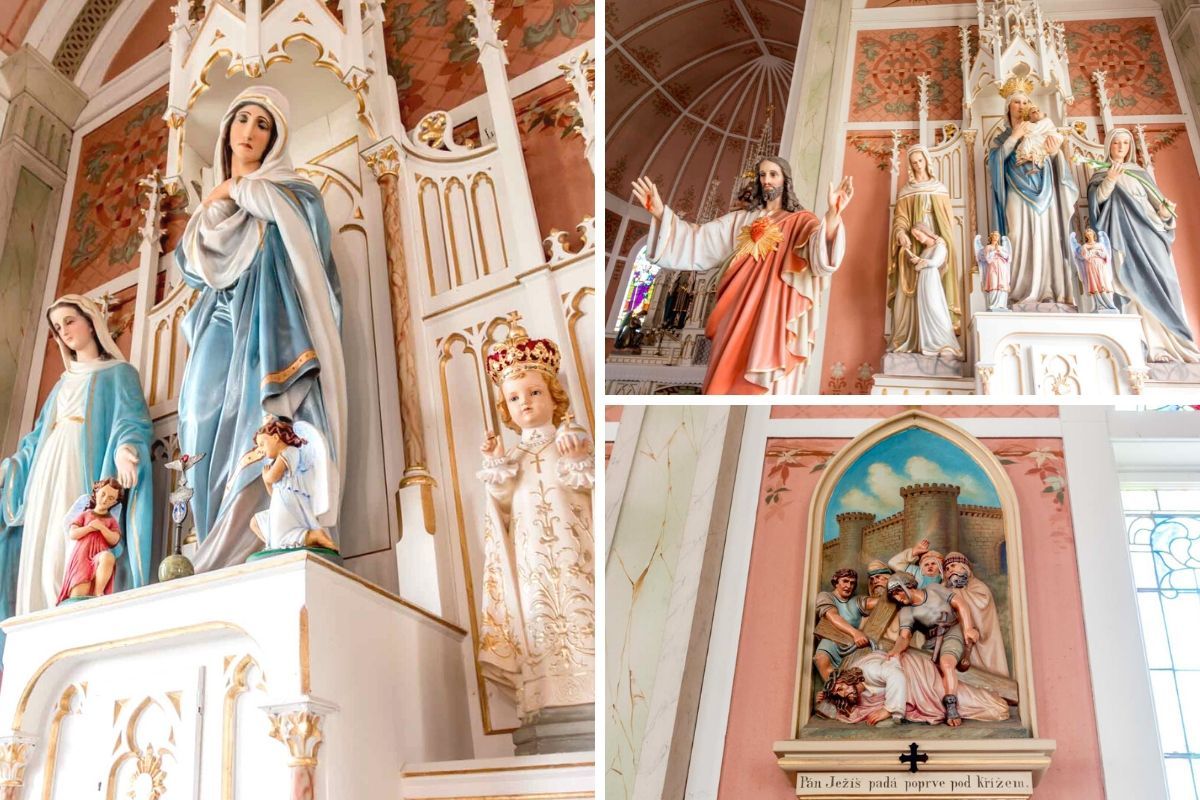 Religious statues and artwork