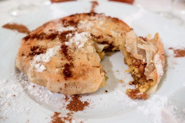 Cinnamon-topped pastilla is worth a try when you travel to Morocco