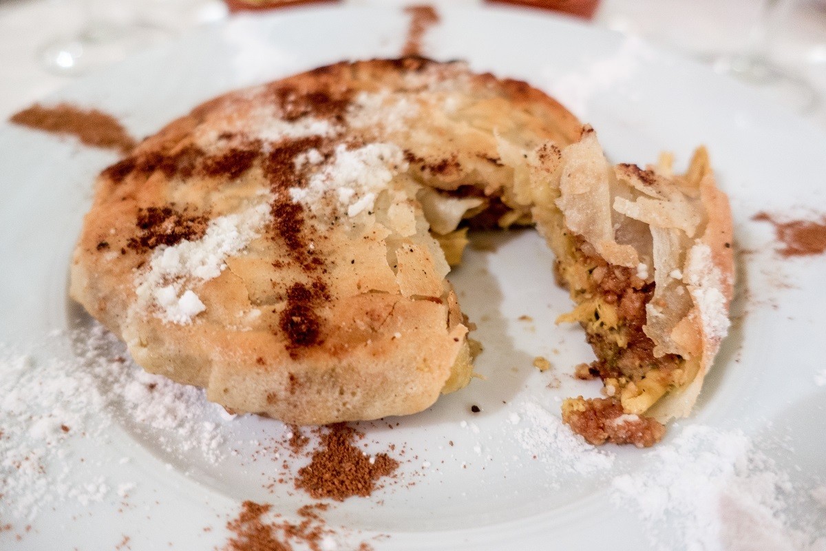 Cinnamon-topped pastilla is worth a try when you travel to Morocco