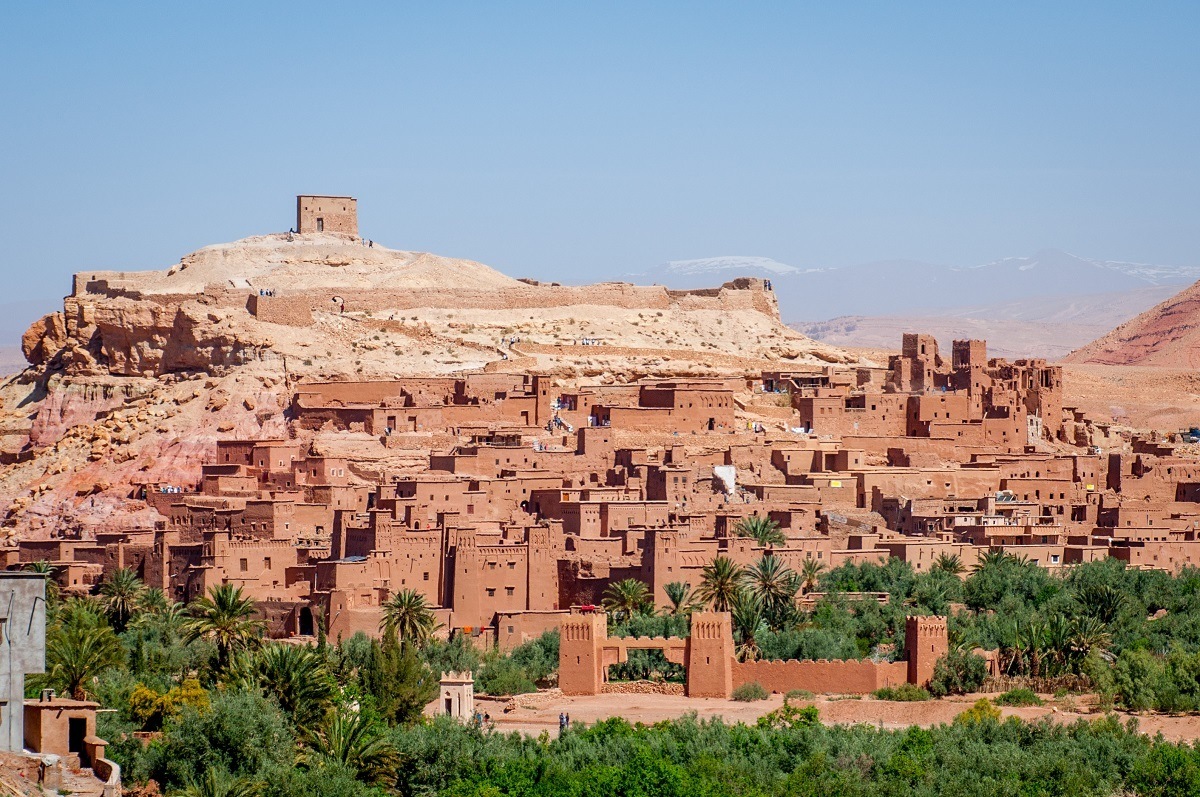 The fortified village of Ait Benhaddou