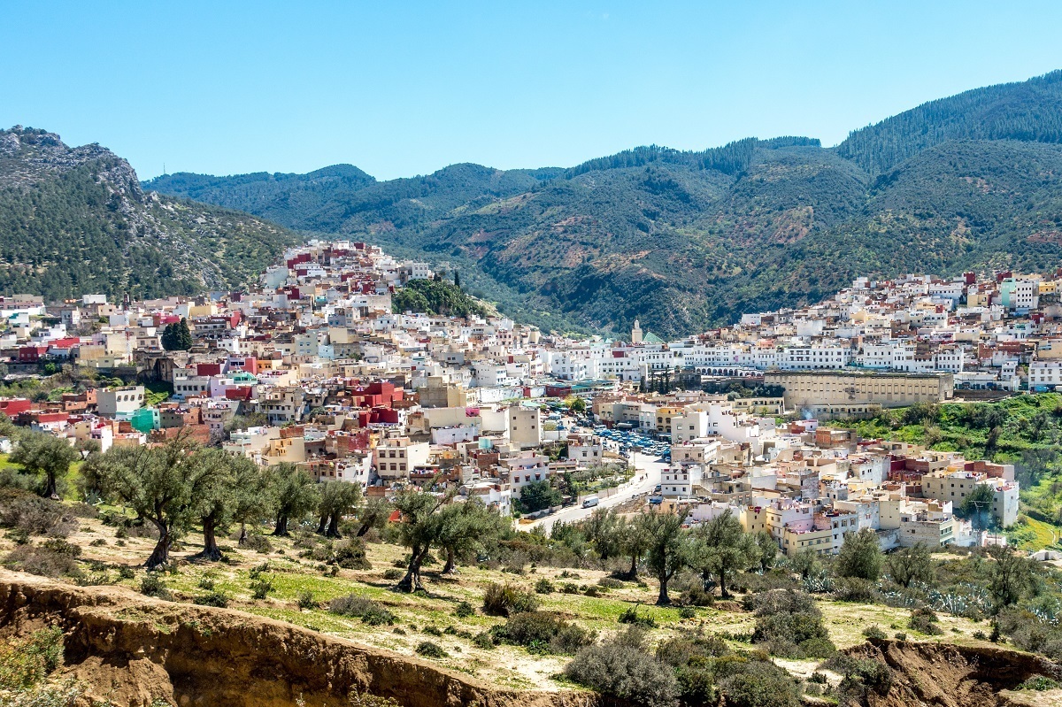 Moulay Idriss makes a lovely stop when visiting Marocco