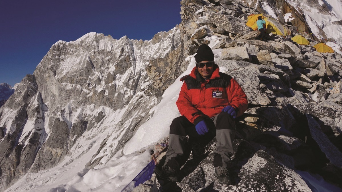 One of the Nepal Sherpas on mountain