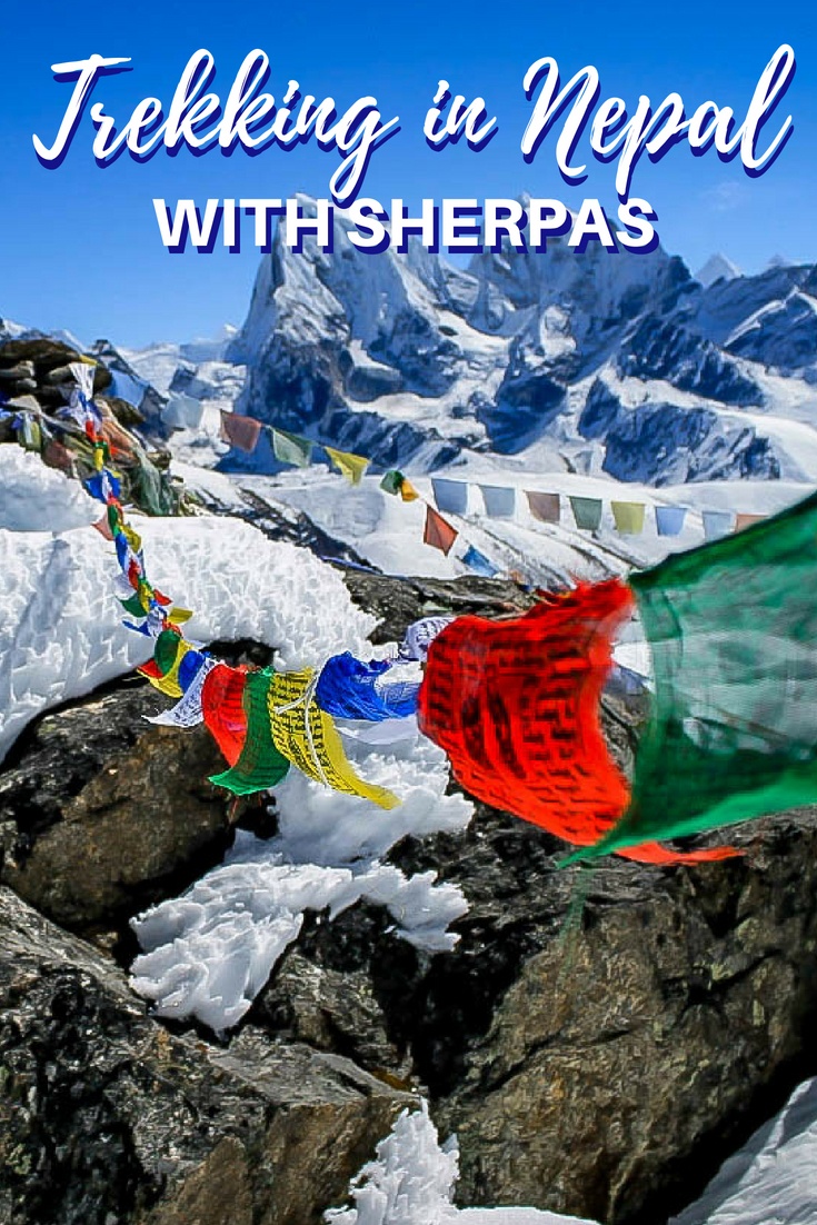 Trekking in Nepal with sherpas is a life-changing experience.