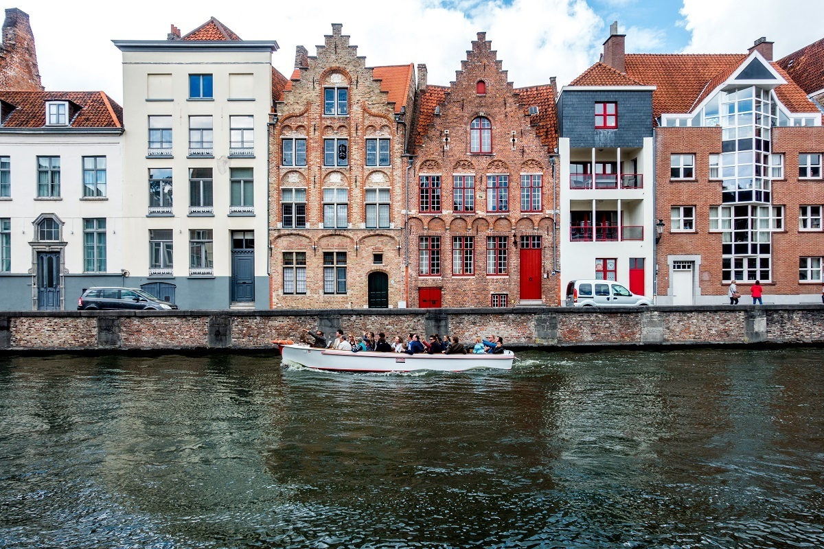 Taking a canal cruise is one of the top things to do in Bruges Belgium