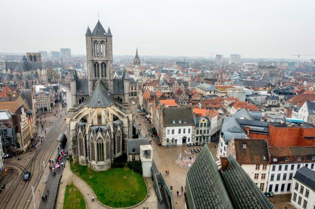 Wondering what to do in Ghent? Head to the top of the Belfry for amazing views