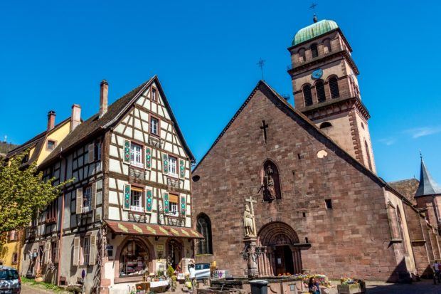 Kaysersberg is a highlight of the Alsace region of France. Many of its buildings date from medieval times.