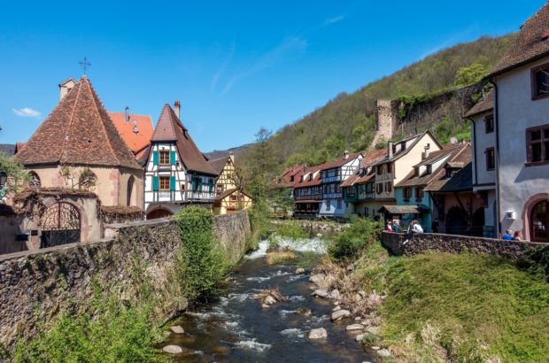 Six Magical Villages to Love in Alsace, France Kaysersberg in Alsace France is one of the lovely towns along the Alsace wine route