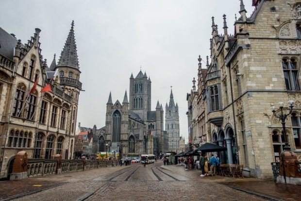 Visiting the three towers is one of the most fun things to do in Ghent Belgium