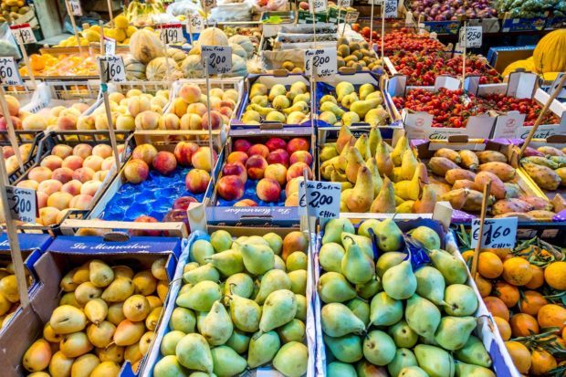 The fruits of La Vucciria Palermo, Sicily