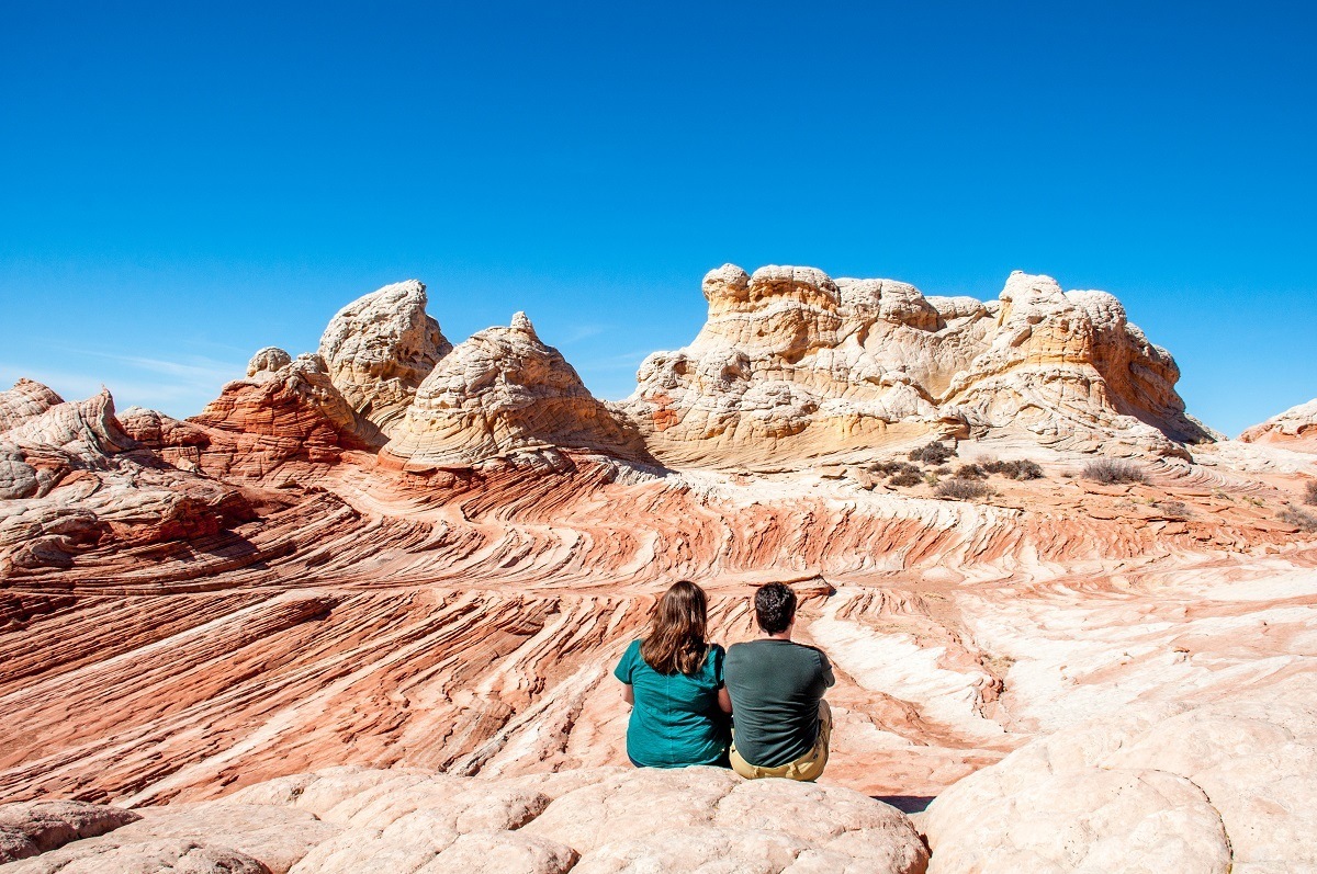 The Vermilion Cliffs National Monument (frequently misspelled as Vermillion Cliffs National Monument) is one of the most beautiful places we've ever visited. Even though we didn't win The Wave lottery, we still won an amazing experience at White Pocket AZ.