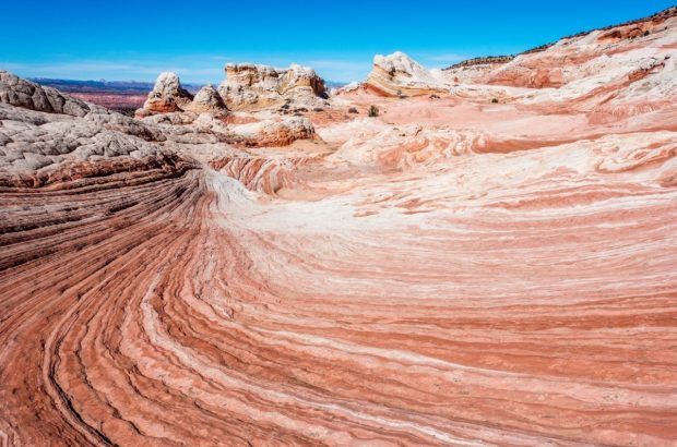 Experiencing Ultimate Beauty in the Vermilion Cliffs National Monument Exploring the White Pocket Arizona rock formations in the Vermilion Cliffs National Monument. For those who do not win a permit in The Wave lottery, White Pocket is an excellent alternative.