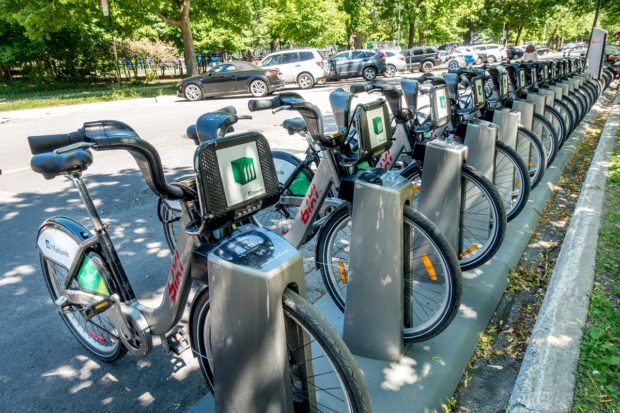 Rent a bicycle to see the sights when you visit Montreal Canada