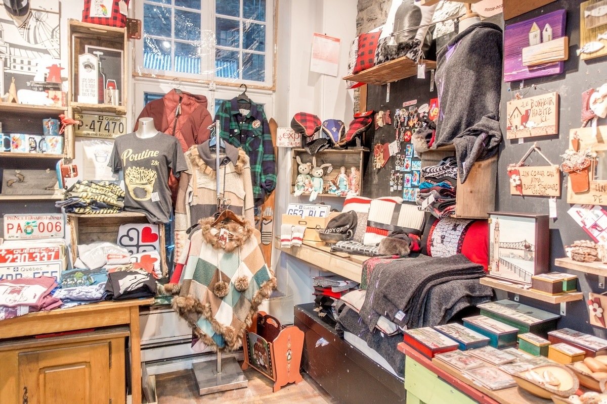 Shopping is one of the fun activities in Montreal, especially if the weather isn't great