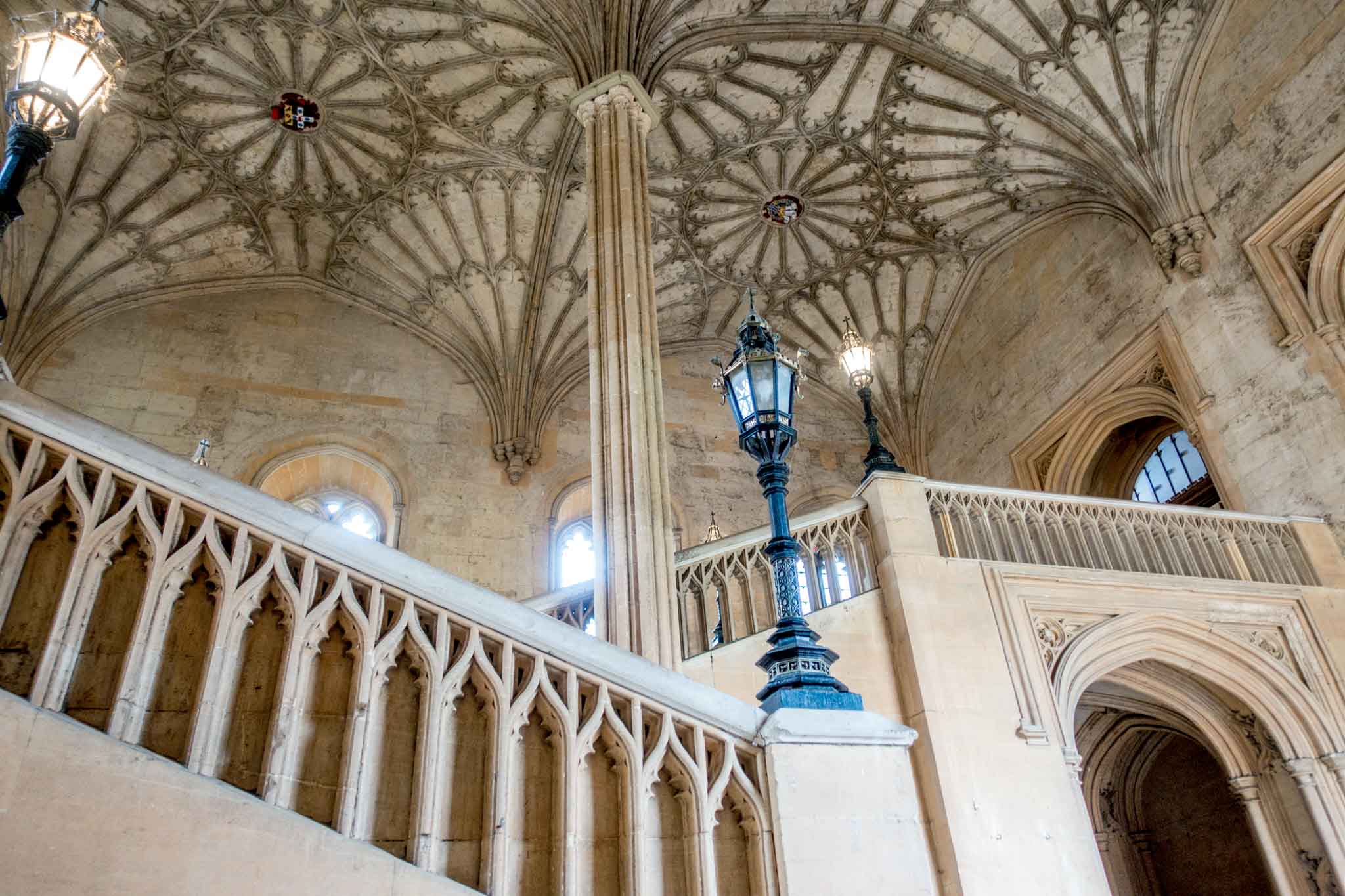 Staircase and vaulted ceiling at Christ Church