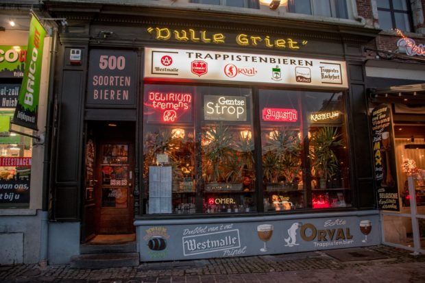 Participating in the unique beer-for-show ritual at Dulle Griet is one of the top things to do in Ghent for beer-lovers