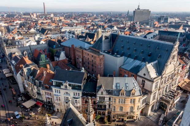 On a Ghent day trip, visit the belfry from great views over the city