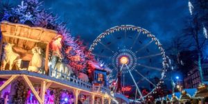 Six Belgium Christmas Markets to Get You in the Holiday Spirit Christmas markets in Belgium have beautifully decorated stalls selling gifts and food along with carnival games and rides like the Ferris wheel