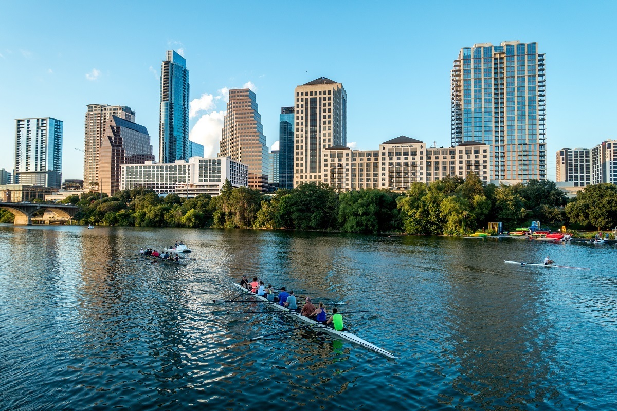 Lady Bird Lake is one of the top Austin tourist attractions and locals love it too