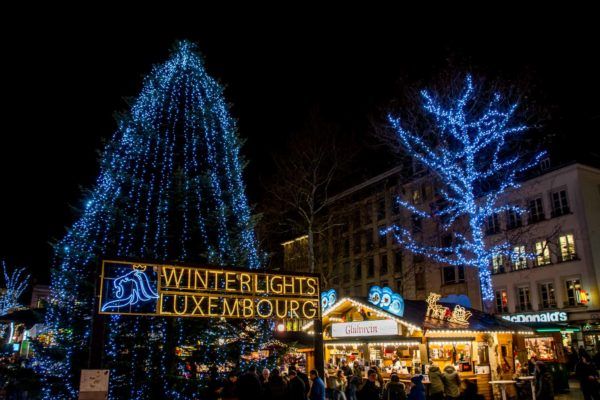 Celebrating the Holidays at the Festive Luxembourg Christmas Market The Luxembourg Christmas markets are decked out with lights for the holiday season