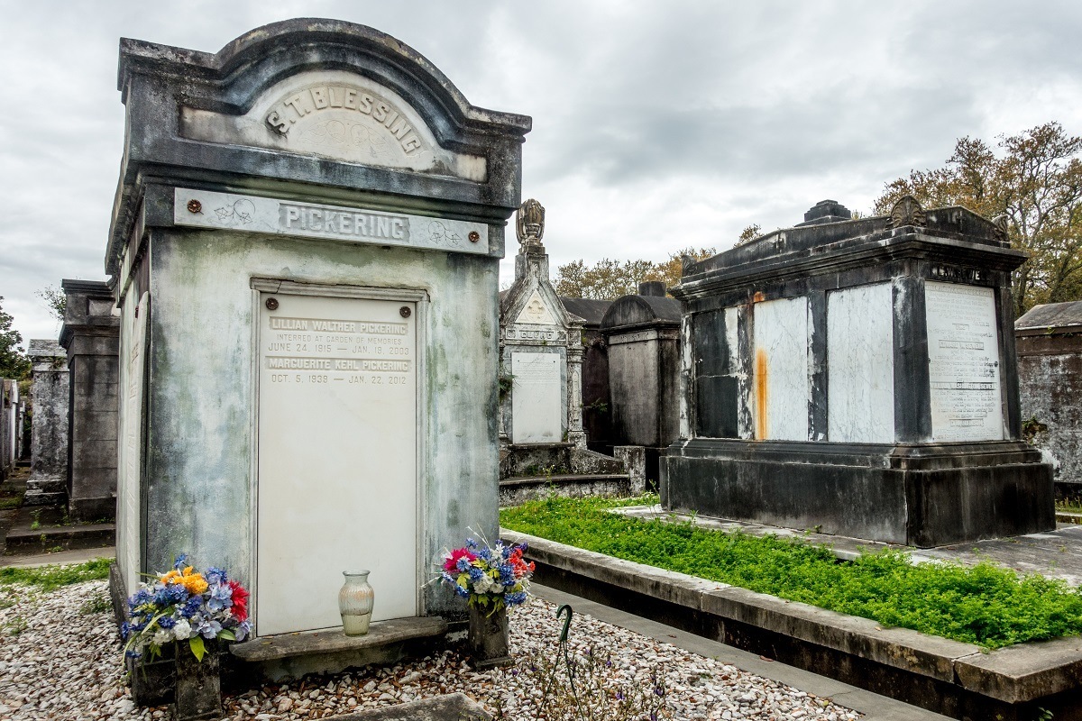 Tombs at Lafayette Cemetery No. 1 in New Orleans