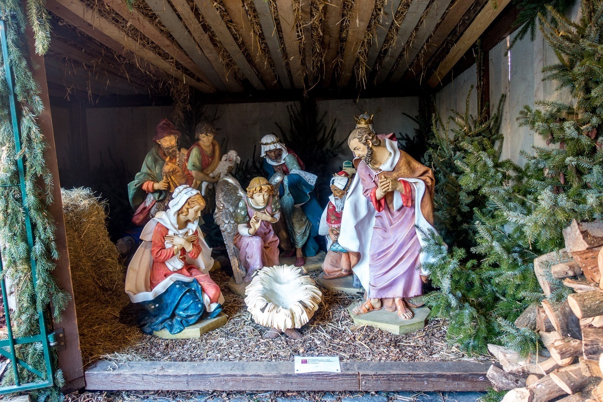 Manger scene