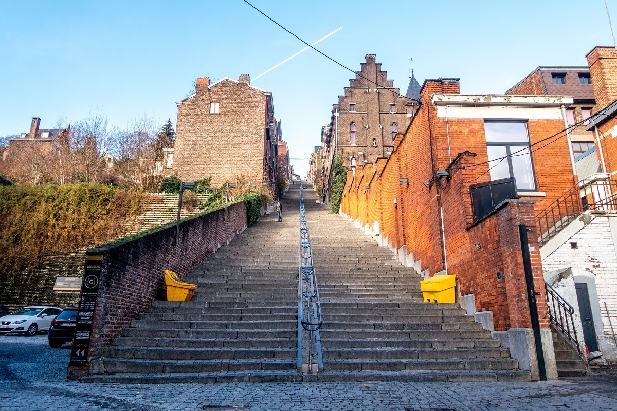 Montagne de Bueren, 374-step staircase in the city center