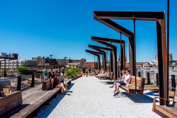 The Rail Park is one of the best places to go in Philly for lovers of the outdoors in the city
