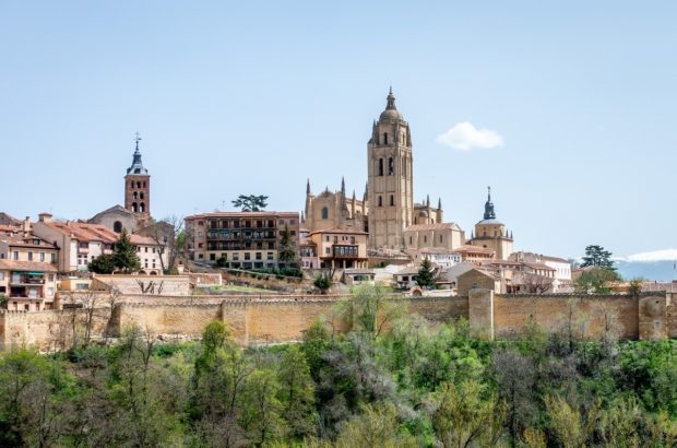 Finding the Soul of Segovia, Spain The massive Segovia cathedral is one of the sites to see on a Madrid to Segovia day trip
