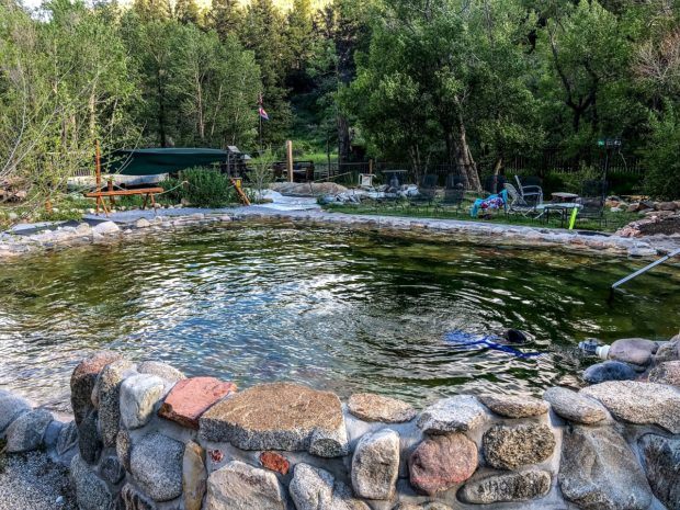 The Cottonwood Hot Springs near Buena Vista, Colorado.