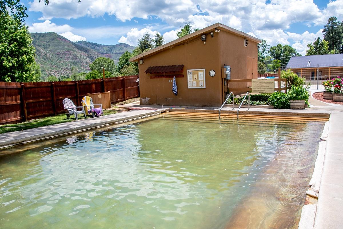 The hot pool in Durango.