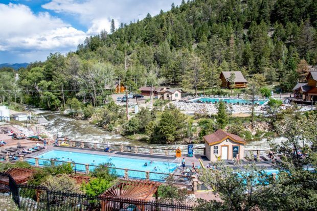 The Mount Princeton Hot Springs Resort in Nathrop, Colorado, near Buena Vista.