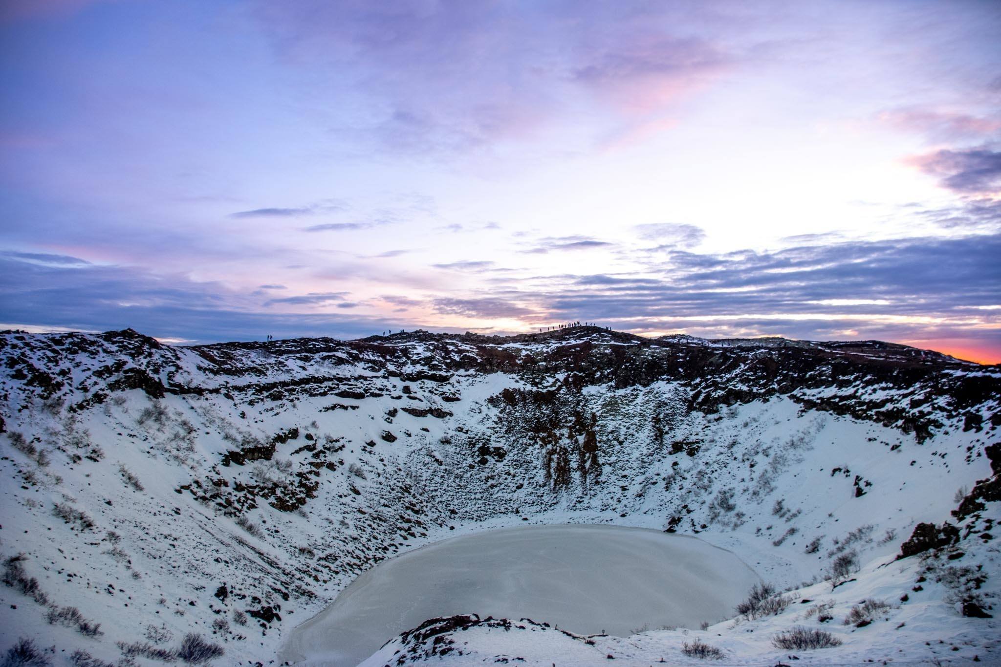 Kerid Crater on Iceland's Golden Circle.