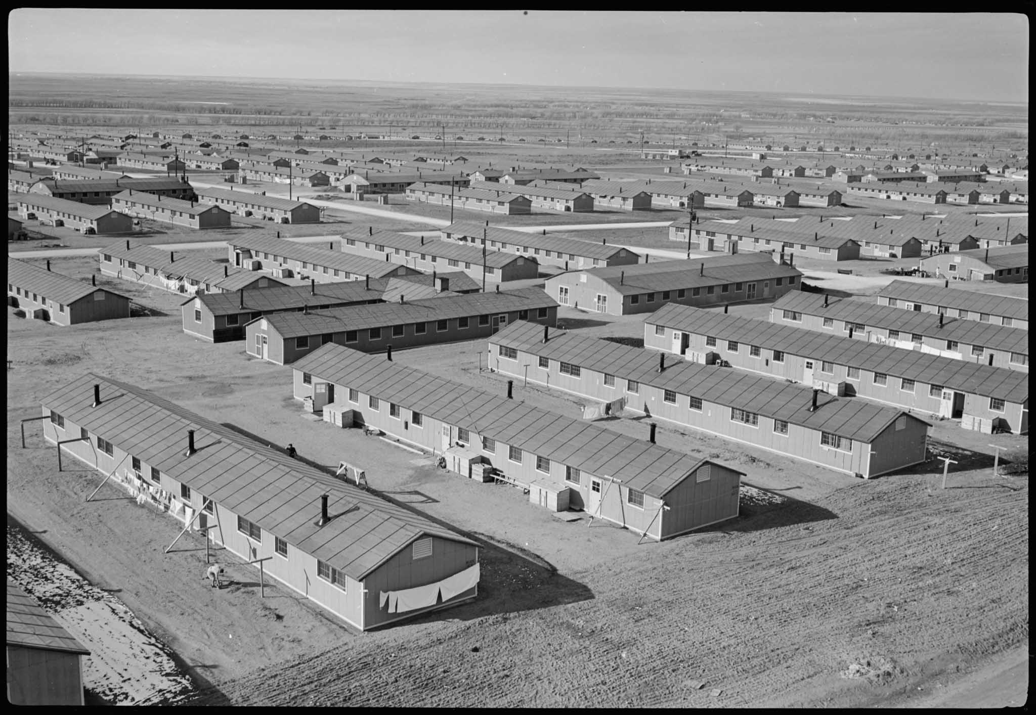 View of the Granada Relocation Center from above